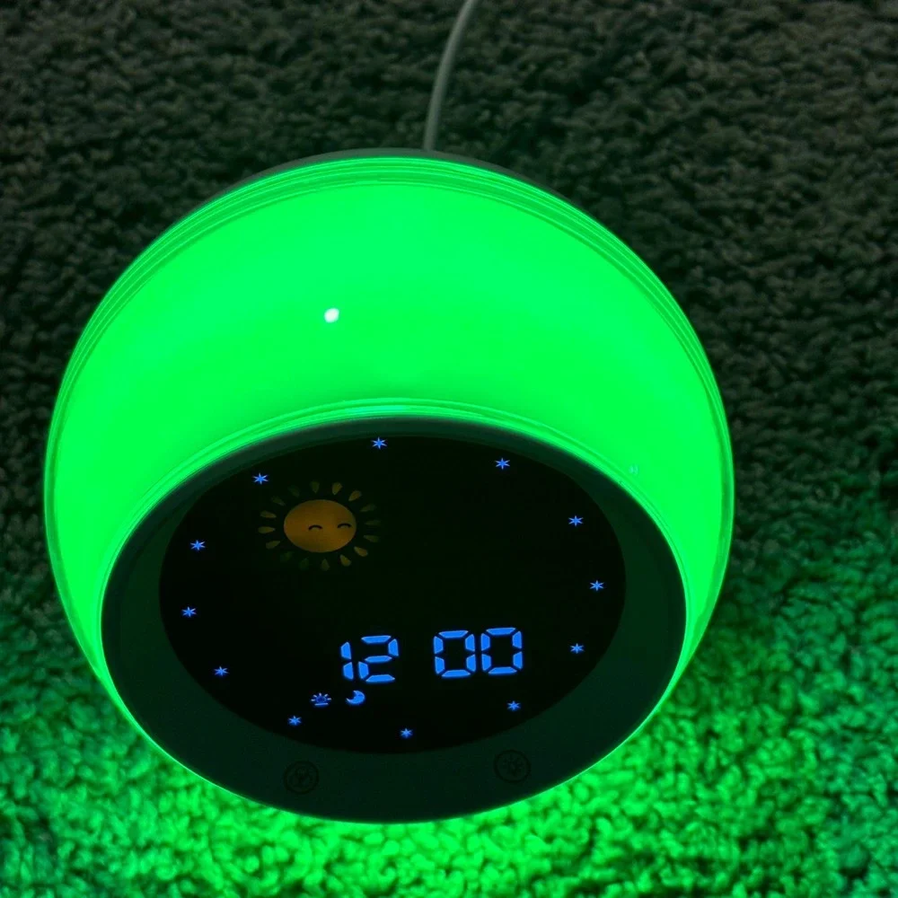 Sunrise Alarm Clock RGB Night Light Sound Machine Wake Up Lamp LED Color Changin